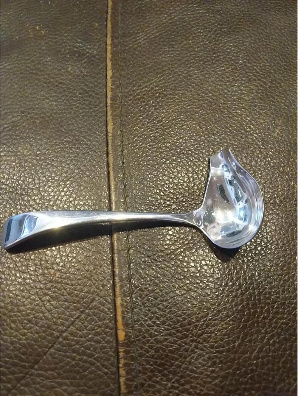 JB S England Silver Plate EPNS A1 Cream Sauce Ladle  4 1/2"